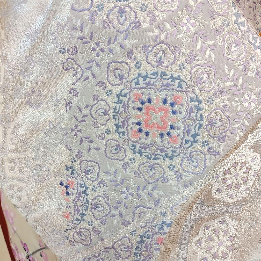 振袖フルセット(10点)・成人式・くすみ・高級手描き・大輪牡丹・胴裏正絹・逸品