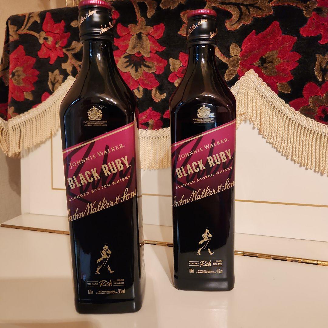 [新](貴重商品) ジョニー・ウォーカー ブラックルビー 2本セット