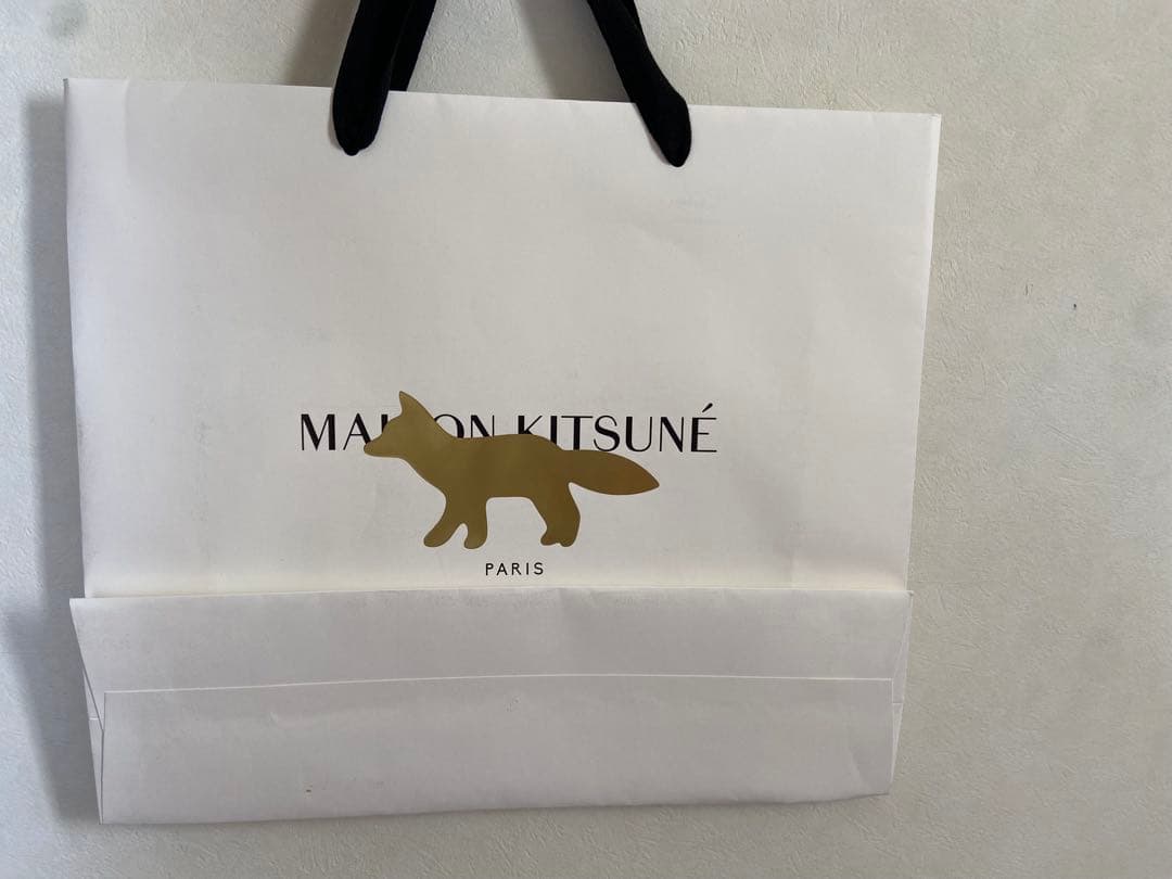 MAISON KITSUNÉ ライトブルー マフラー