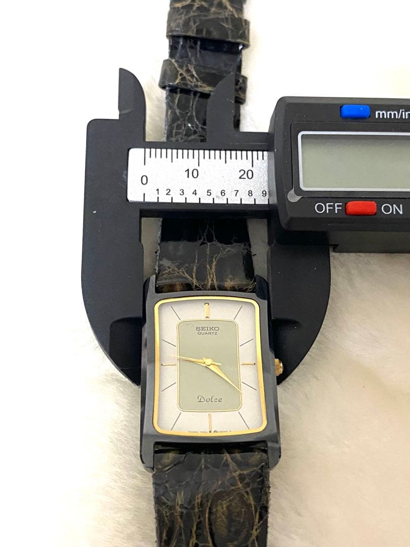 SEIKOドルチェDOLCHE メンズ 腕時計ホワイト 文字盤 SS セラミック