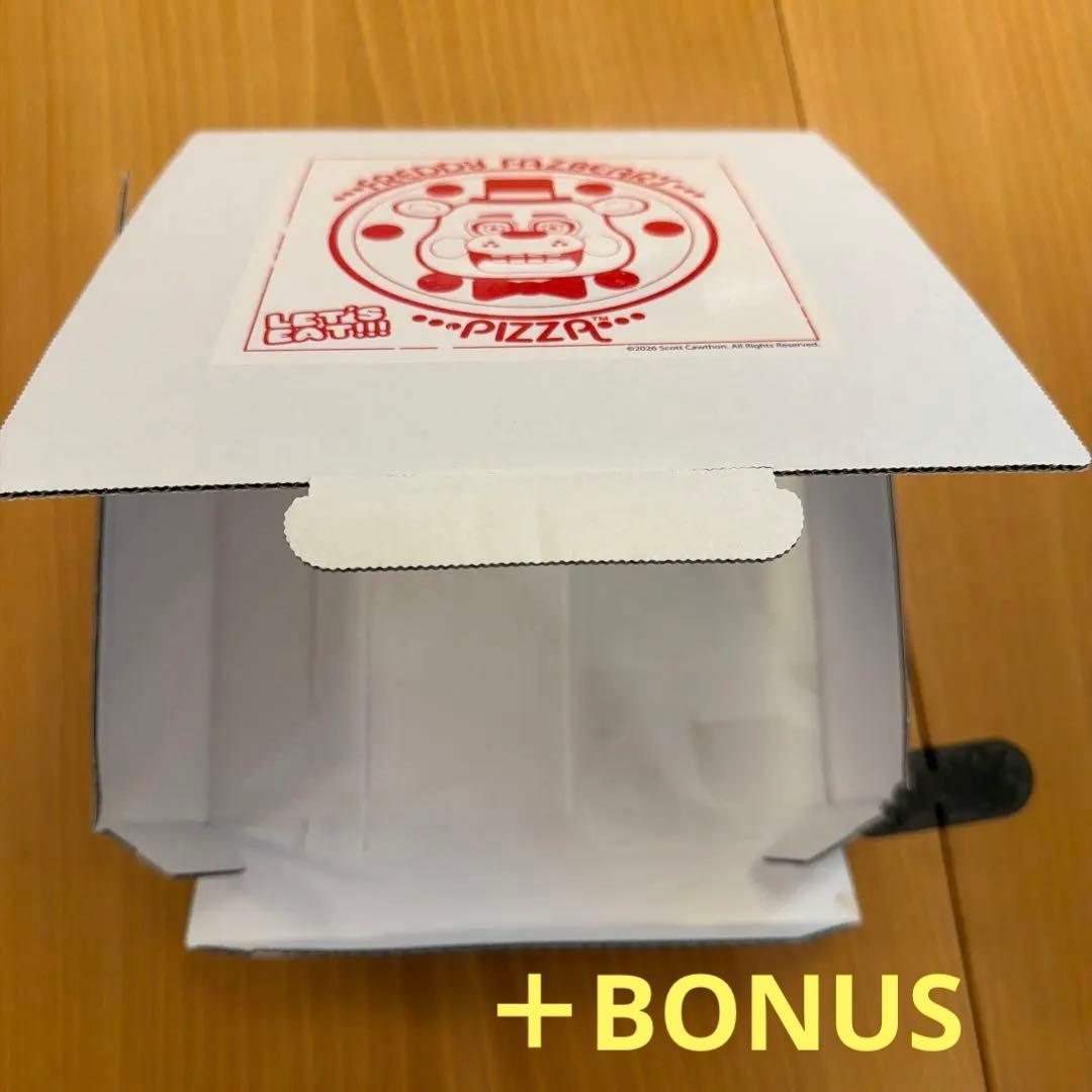FNAF　コラボカフェ　ピザ　空箱　Pizza Empty Box ＋Bonus