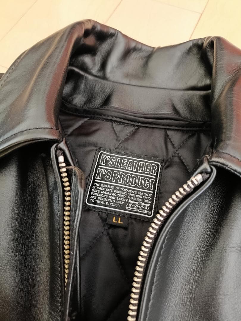 カドヤ　革ジャン　 シングルライダースジャケット