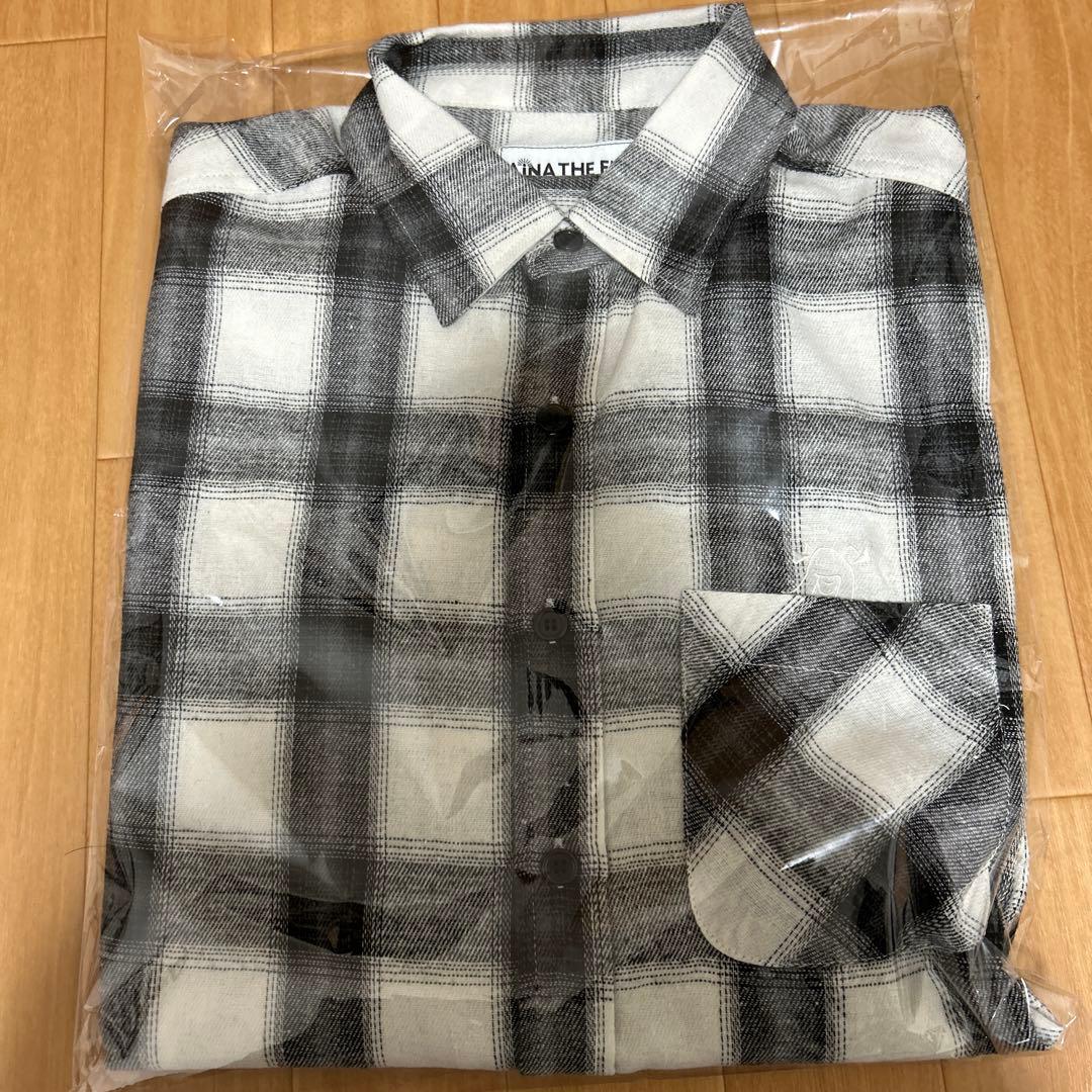 アイナジエンド ワンマンツアーグッズ 隠れ刺繍サイン入りチェックシャツ