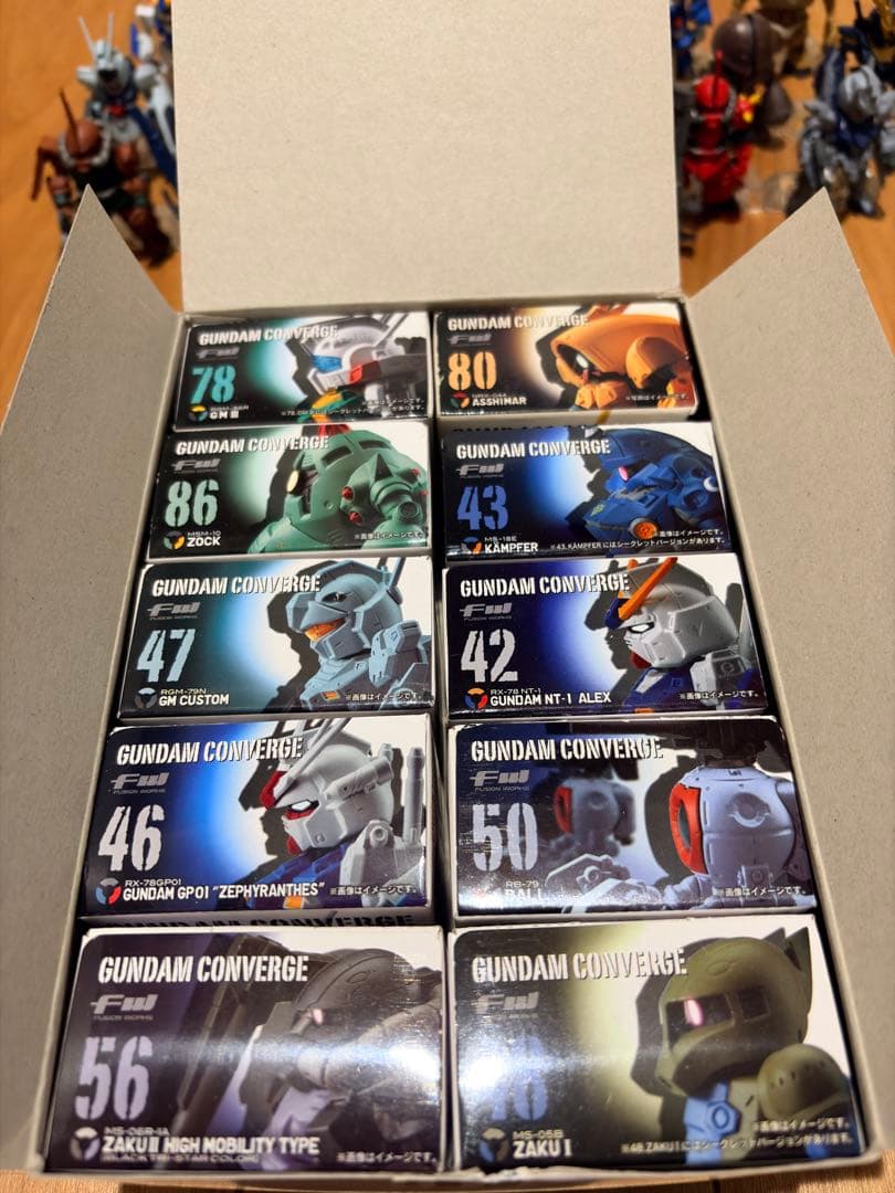 GUNDAM CONVERGE 10体セット ガンダムコンバージ　未開封