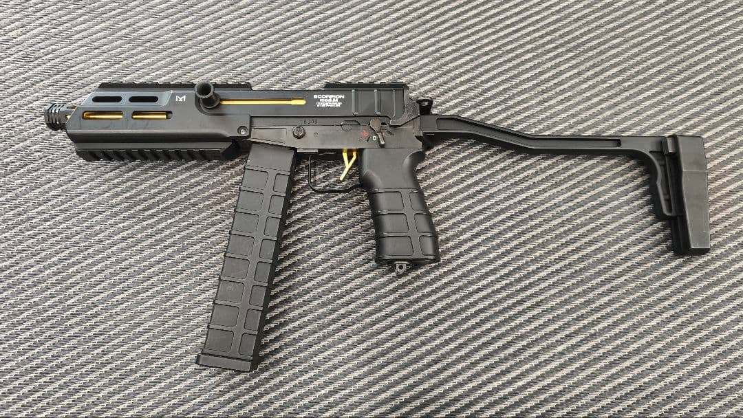 東京マルイ　スコーピオン mod.M （モッドМ）リポ変換アダプタ付