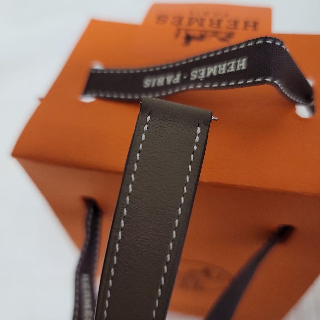 HERMES 腕時計 レザーバンドのみ エトゥープ 付け替え用