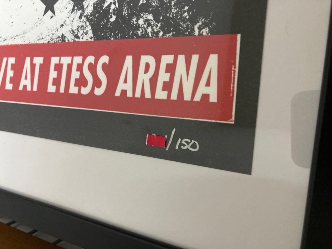 レア　Guns N' Roses リトグラフ　ガンズアンドローゼズ ポスター1日