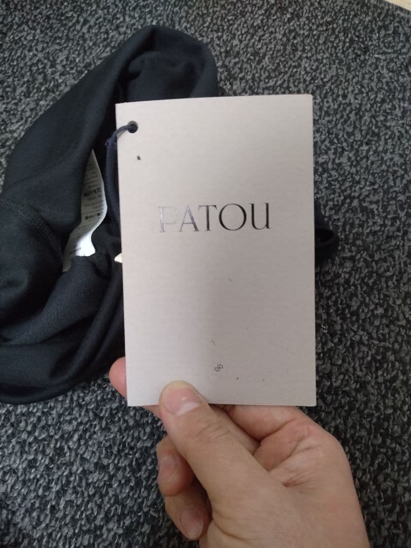 新品 PATOU 黒 タンクトップ XSサイズ