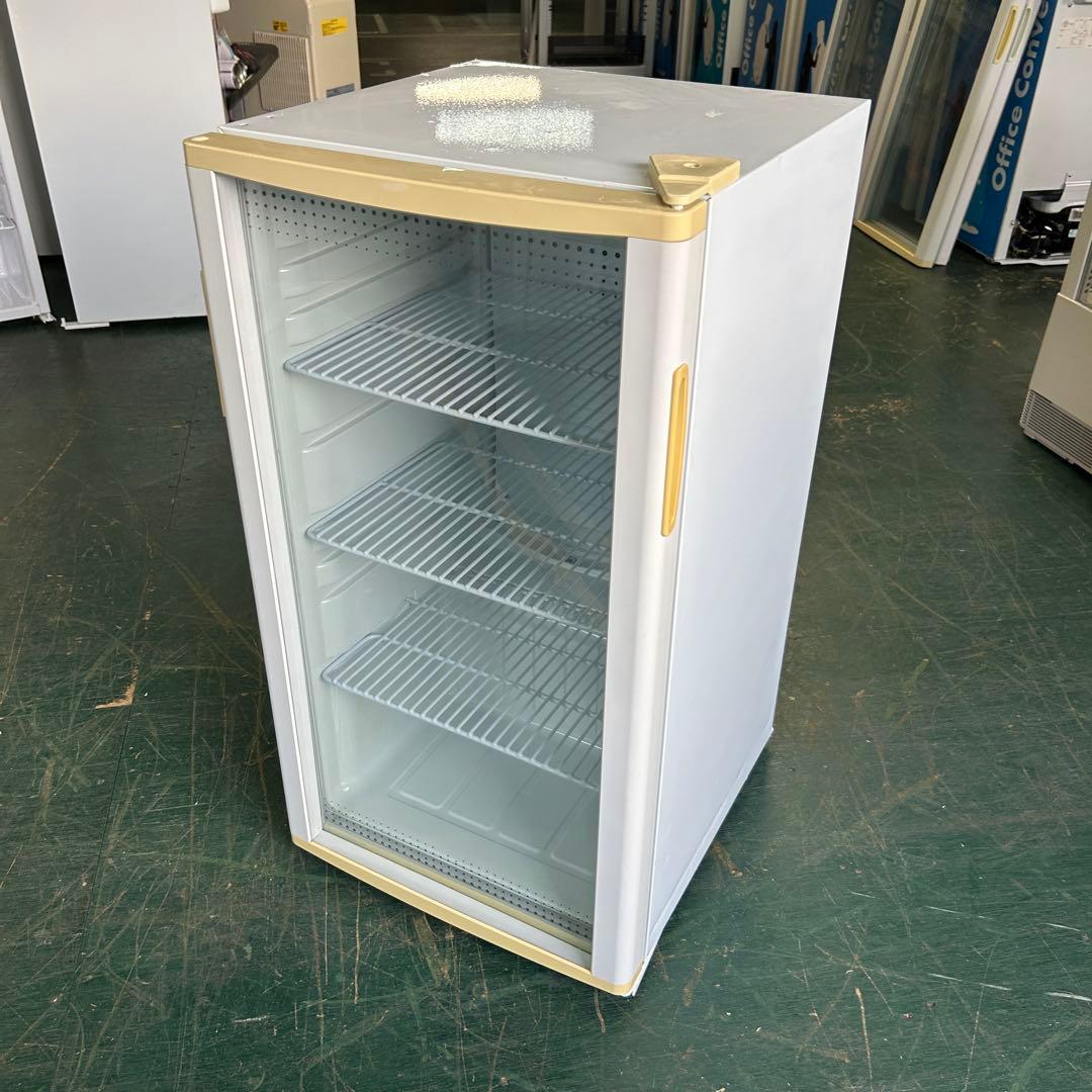 148業務用 冷蔵ショーケース オフィスコンビニ XW-105 左右開き 小型