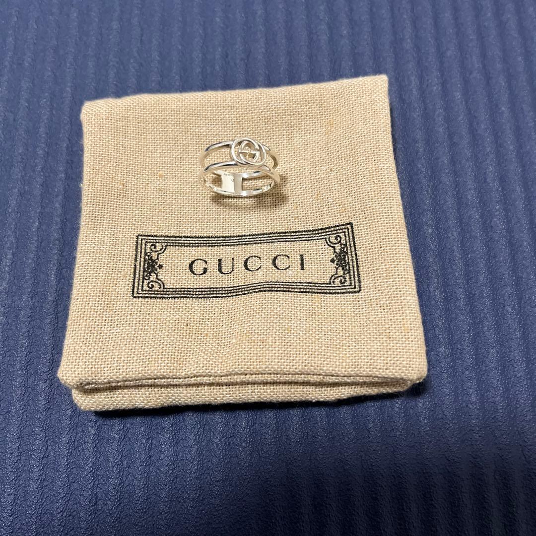 あ*あ様 グッチ　GUCCI 指輪　ダブルリング　8号