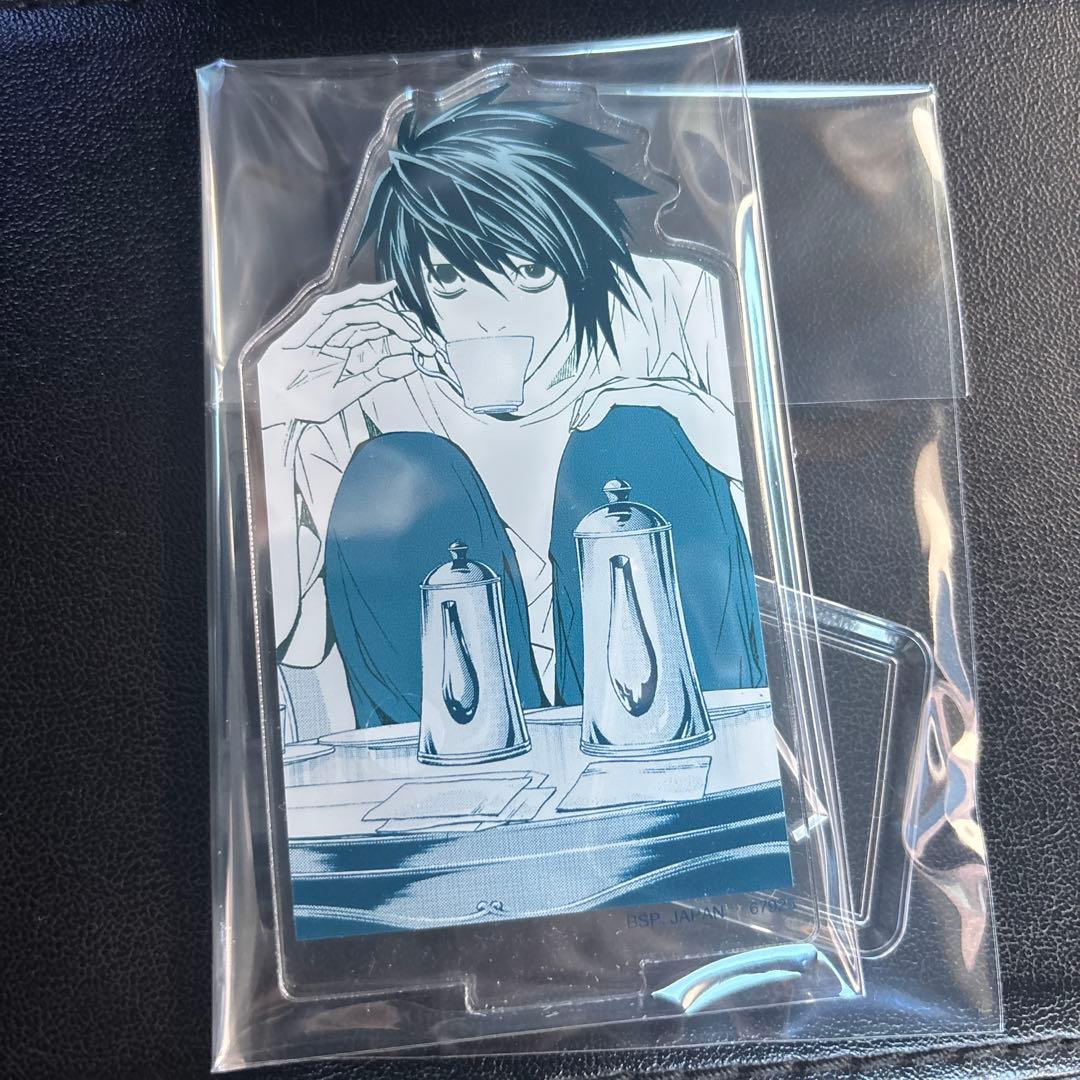 一番くじデスノート　Ｂ賞Lフィギュア　Ｅ賞食器アソート　G賞アクスタ　3点セット