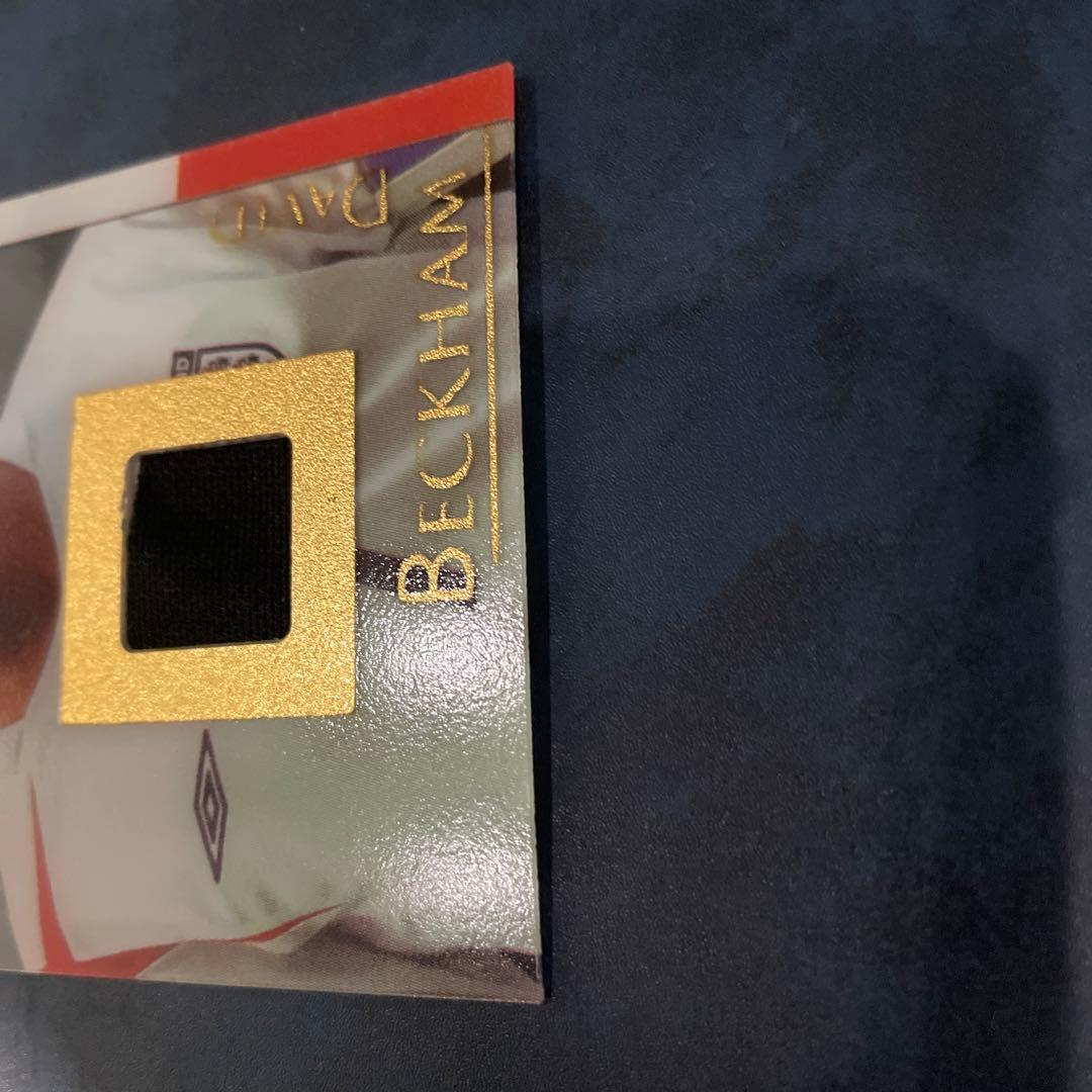 デビットベッカム　シリアルジャージカード