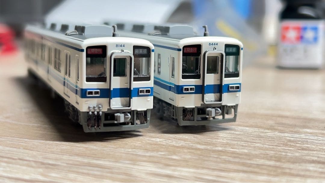 【中古】KATO 東武8000系 ディテールアップ加工済み８両