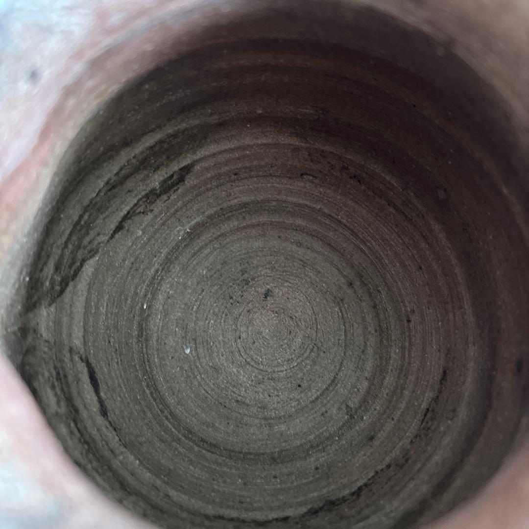 櫛掻き ピッチャー 塩釉 民藝