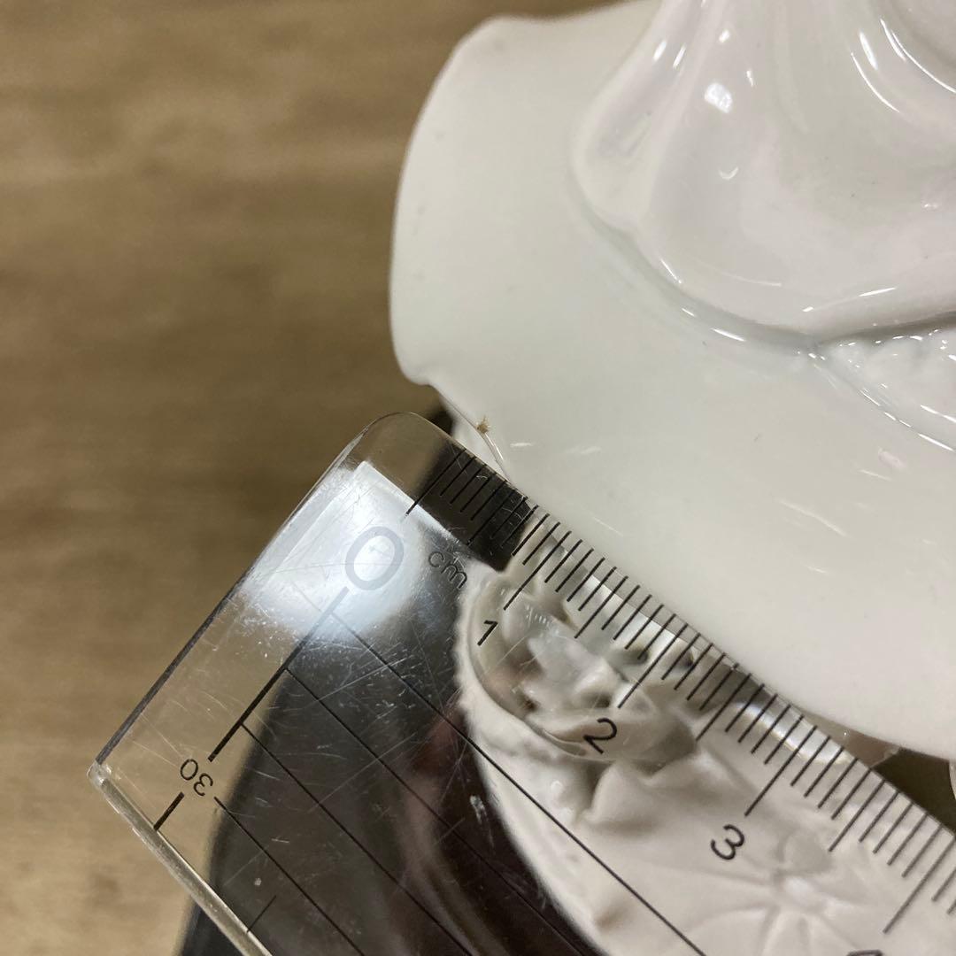 中国美術　白磁　蓮上観音立像　唐木台付　置物仏像〈検　徳化窯　観音菩薩　青磁