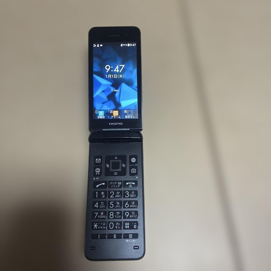 SIMフリー　DIGNOケータイ3 NP902KC ブラック