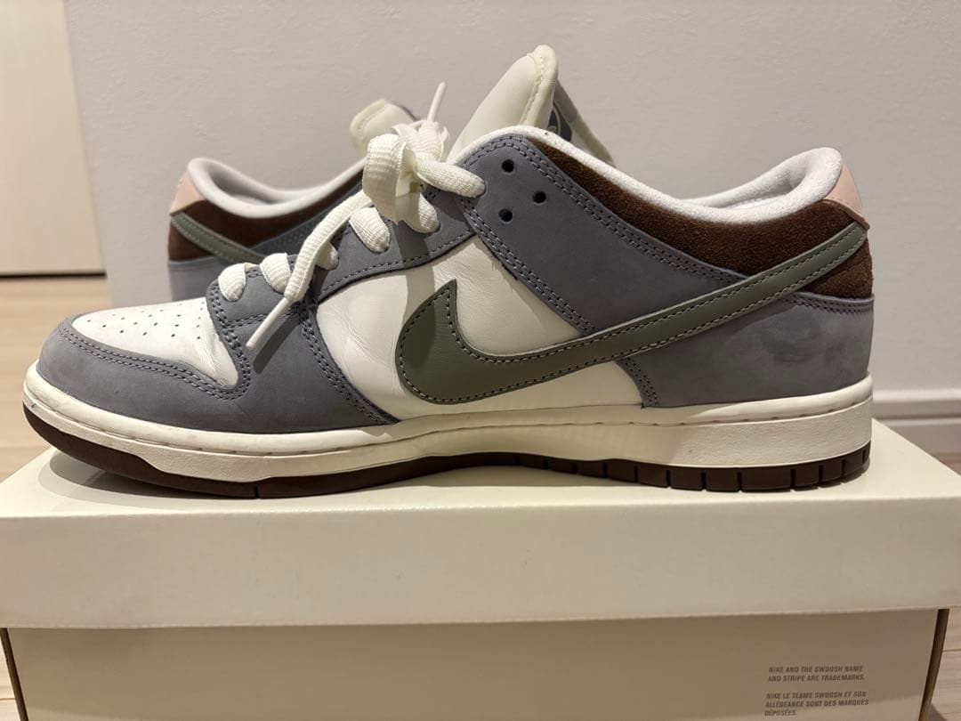 Nike Dunk Low グレー/ホワイト/ブラウン　堀米ダンク