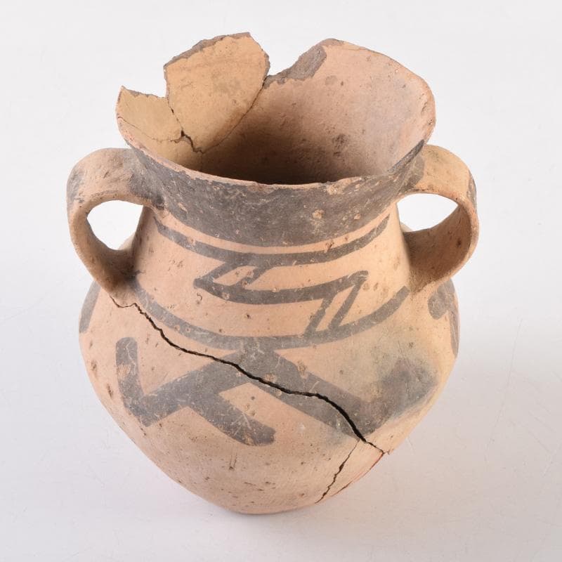 タイ古陶磁　バンチェン土器　アンダーソン土器　彩文土器　双耳壷　C　8327