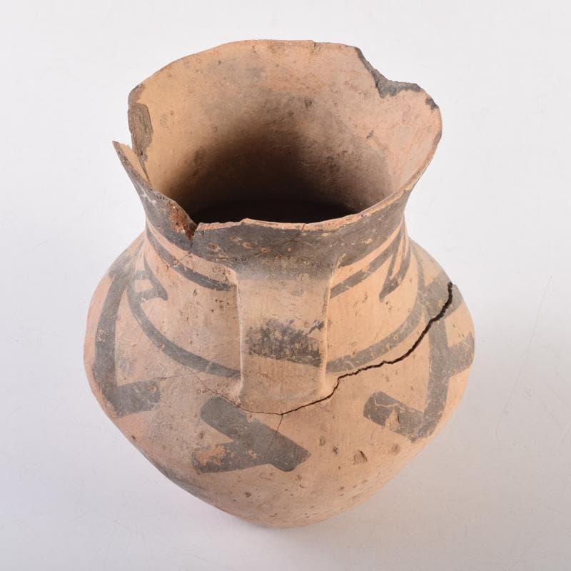 タイ古陶磁　バンチェン土器　アンダーソン土器　彩文土器　双耳壷　C　8327