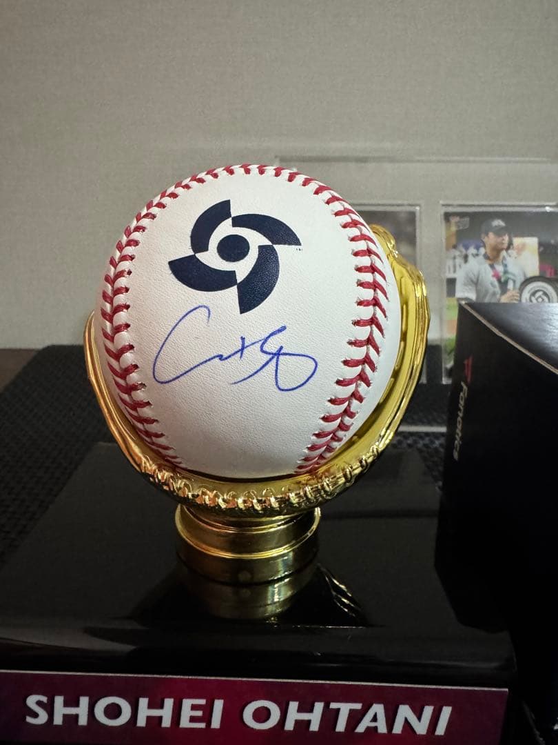 【じゃりんこ】大谷翔平 WBC公式球 直筆サインボール MLB公式