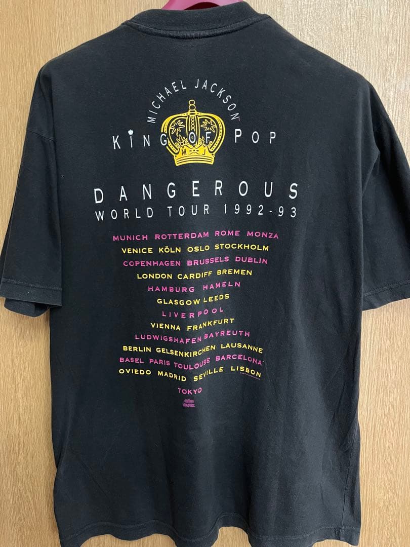 Tシャツ MICHAELJACKSON ‘92Dangerous tour 希少