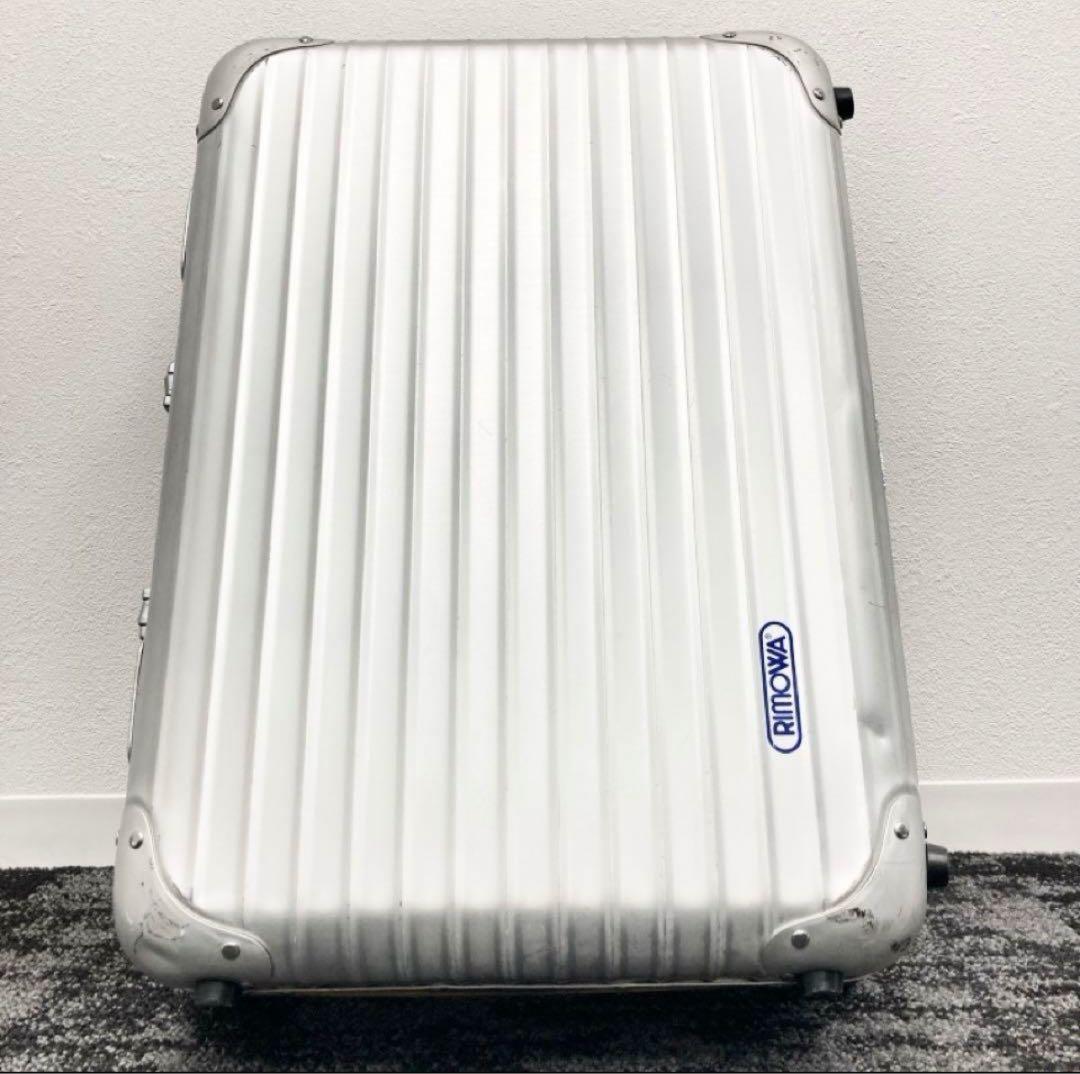 RIMOWA リモワ トパーズ オリジナル 32L アルミキャリー 青ロゴ