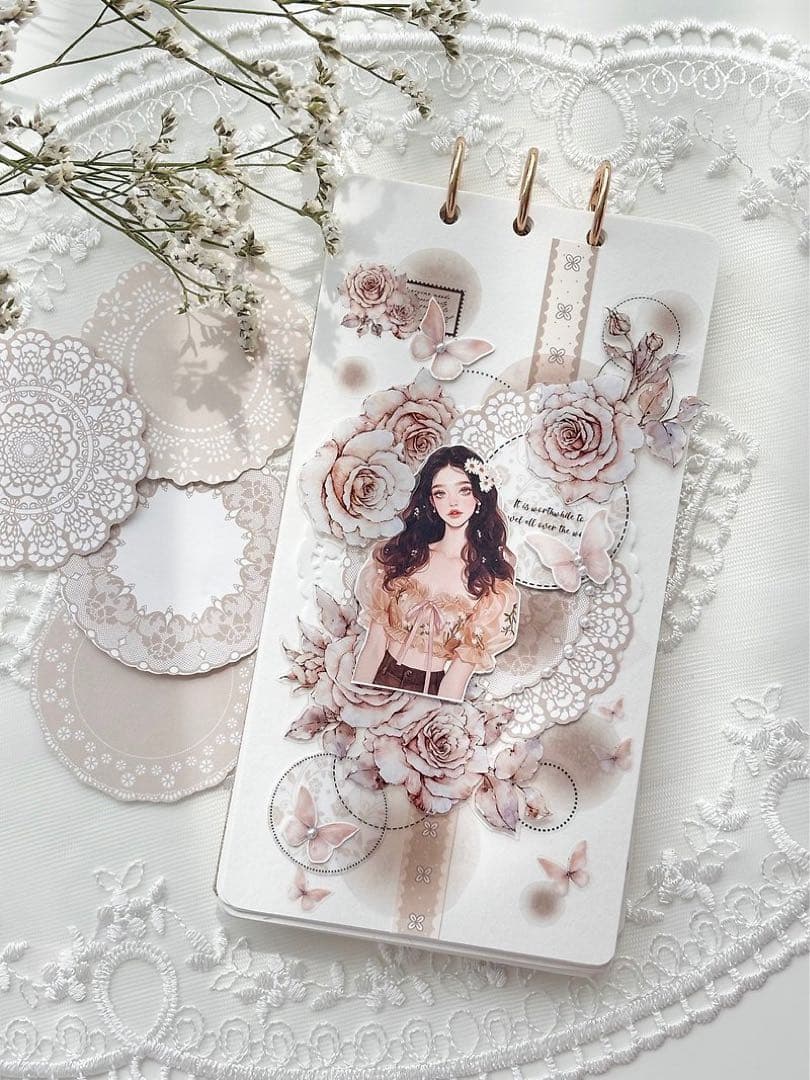 コラージュ素材　紙もの　素材紙　【1738】