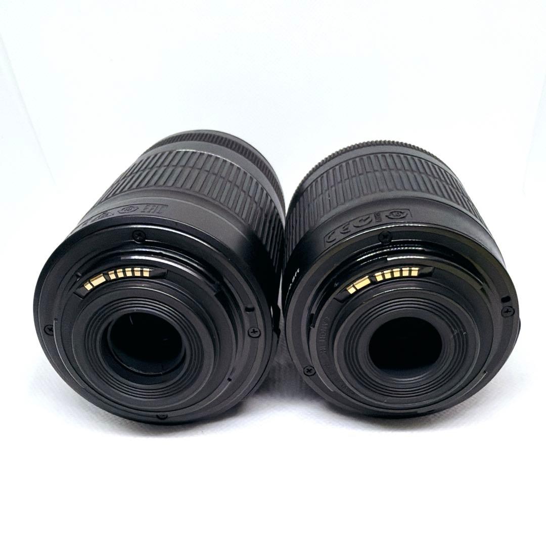 【ほぼ新品】Canon EOS Kiss X7 ダブルレンズ キャノン♥️初心者♥️