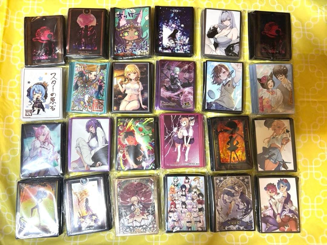 【大量】キャラクタースリーブ&プレイマット まとめ売り　約130個セット