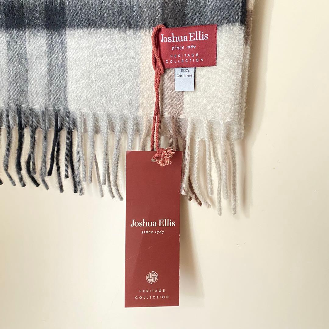 【Joshua Ellis】 ジョシュア エリス カシミヤ マフラー ストール