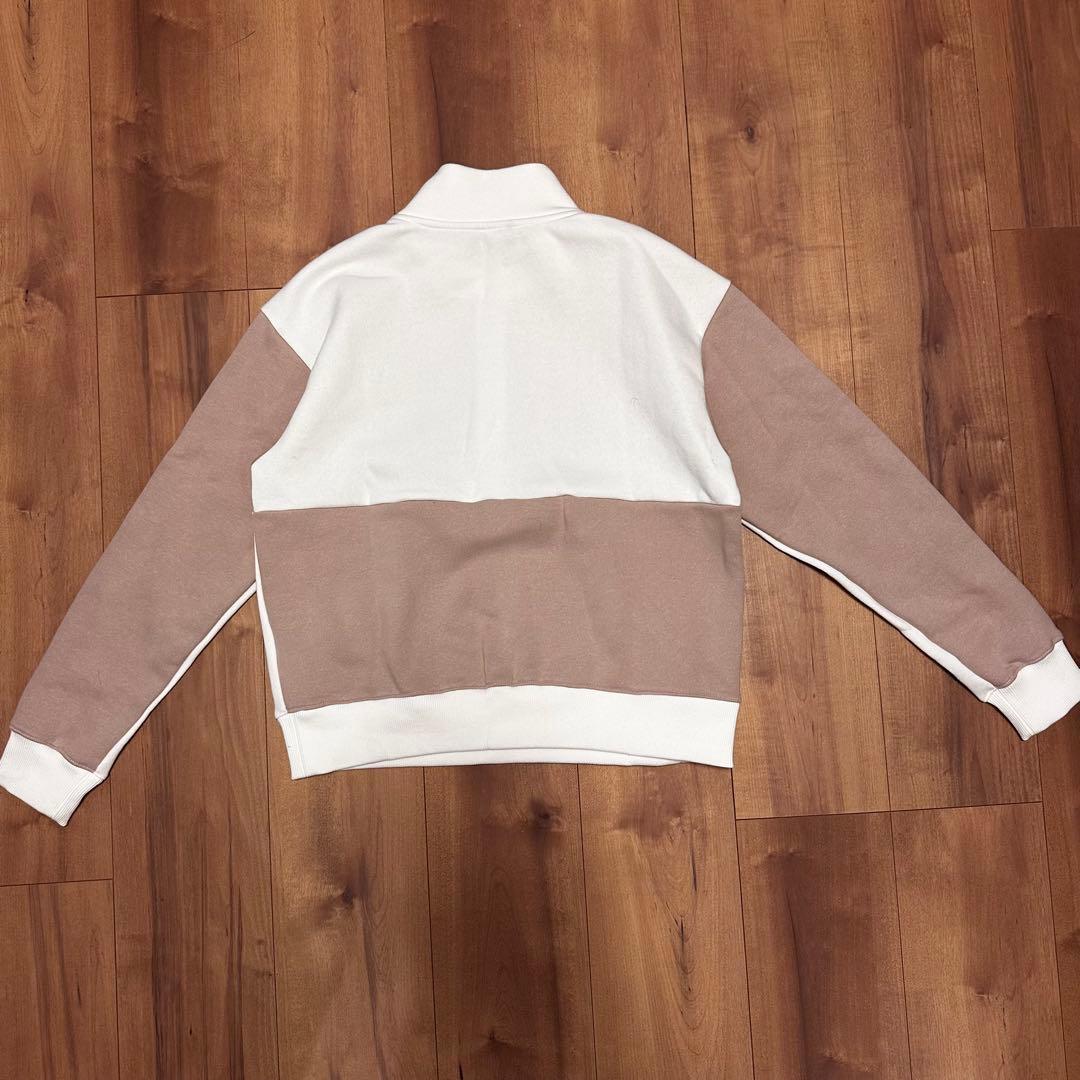 裏起毛　長袖　モックネック　ダンボールニット　スカート　セットアップ　秋冬　L