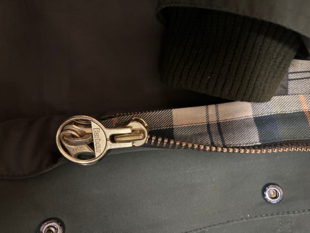 Barbour◆ジャケット/38/ポリエステル/KHK/1802379ノンオイル