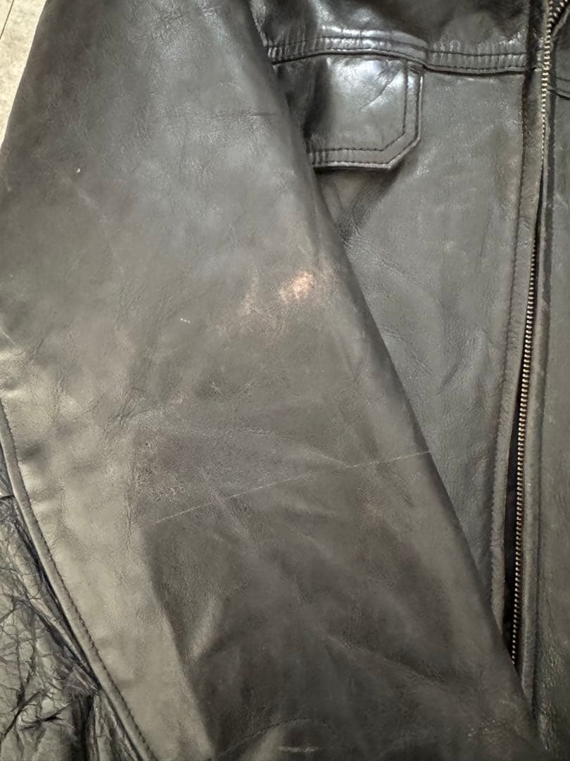 90s old gap フライト 襟ボア レザー ジャケット