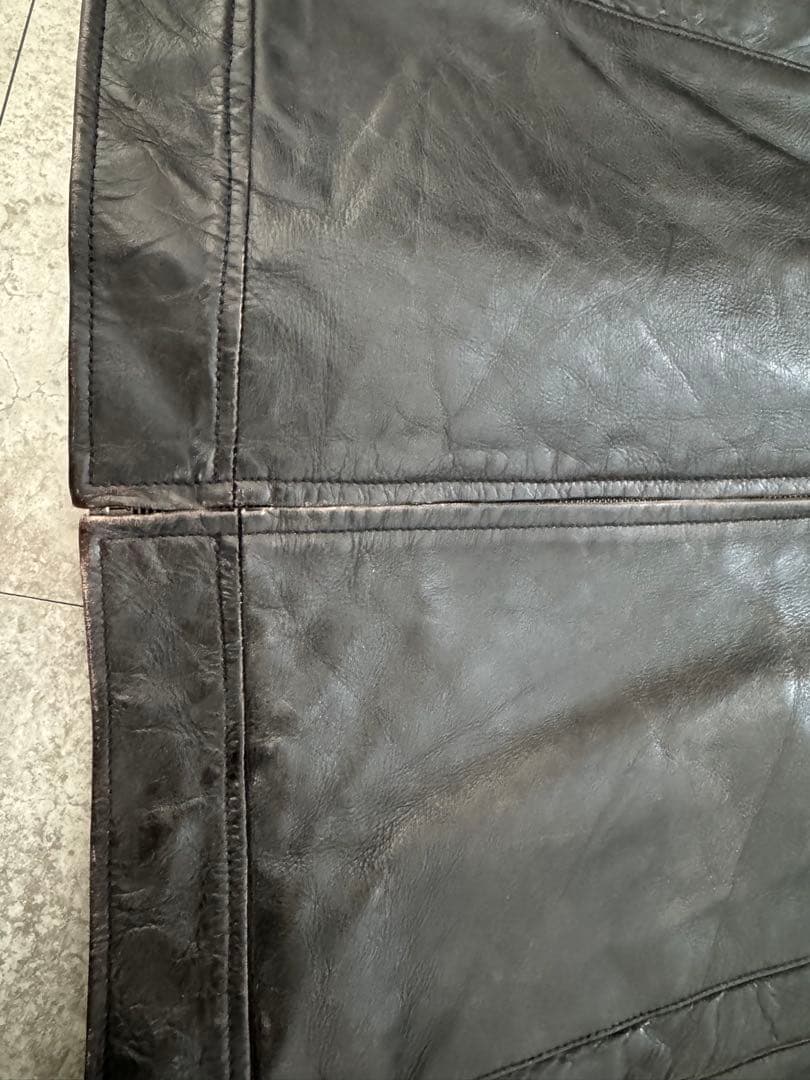 90s old gap フライト 襟ボア レザー ジャケット