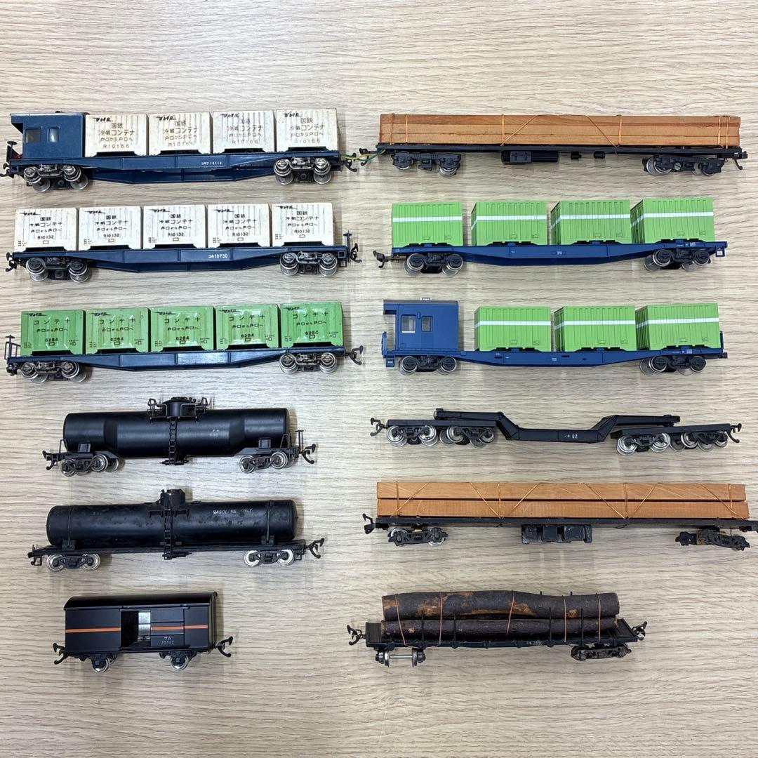 【ジャンク】Nゲージ 貨車12両セット コキ・テキ・タキ・ワム・シキなど まとめ