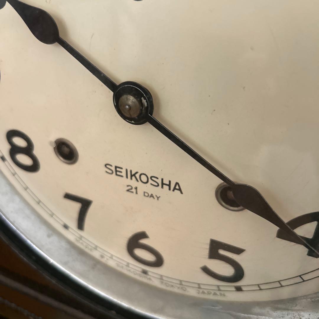 SEIKOSHA 21 DAY 黒柱時計