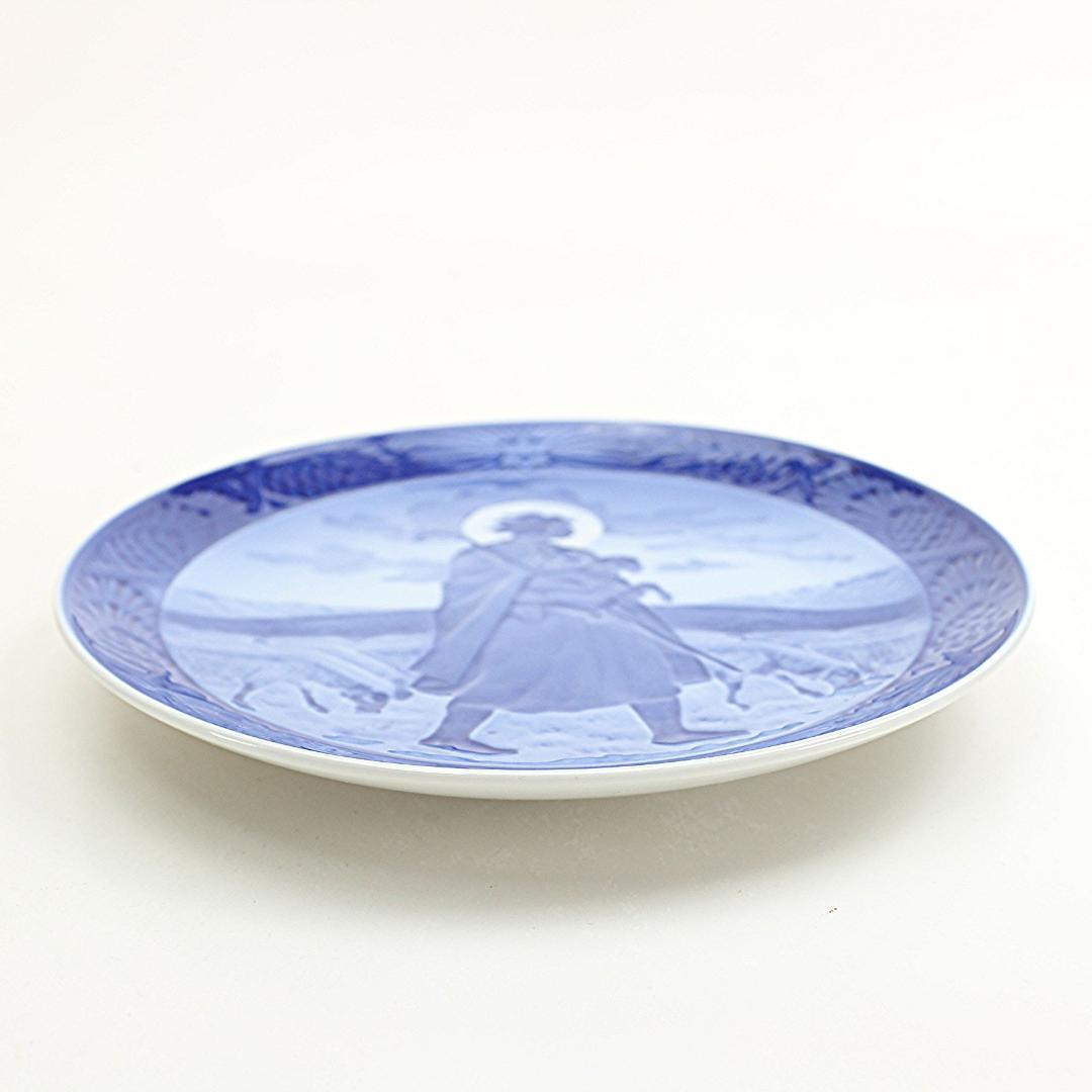 1957年 「羊と羊飼い」 イヤープレート ロイヤルコペンハーゲン 北欧 の陶器