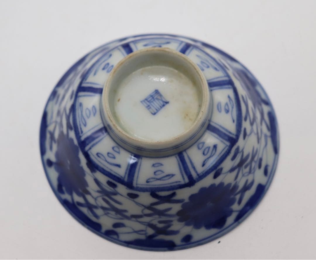 中国　清時代　染付お碗6点　送料込み0211