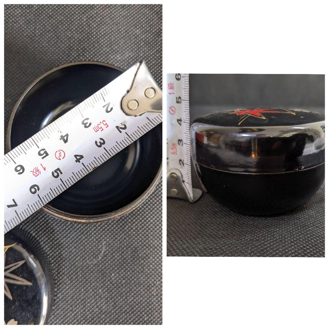 茶道具 棗 蒔絵 8点 まとめ売り 黒 赤 朱色