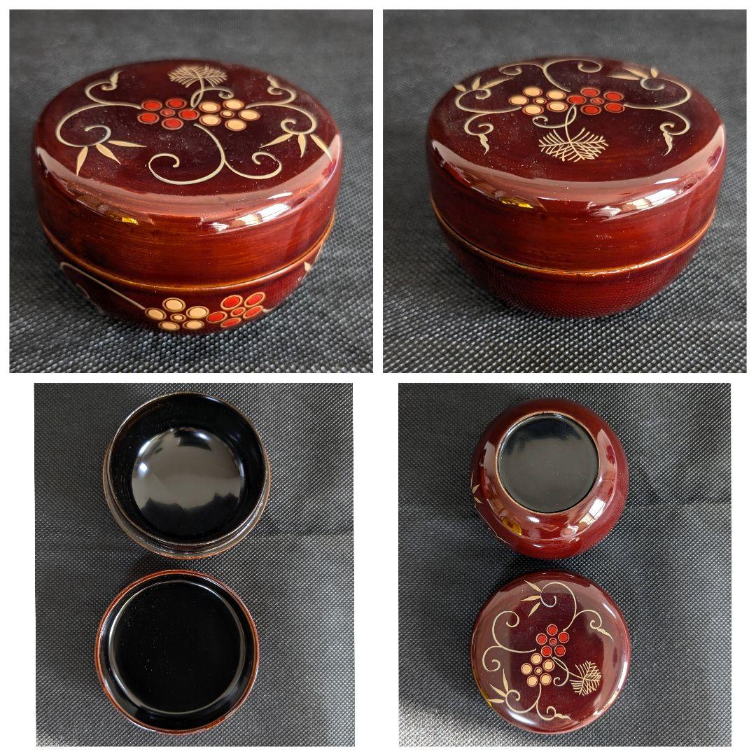 茶道具 棗 蒔絵 8点 まとめ売り 黒 赤 朱色