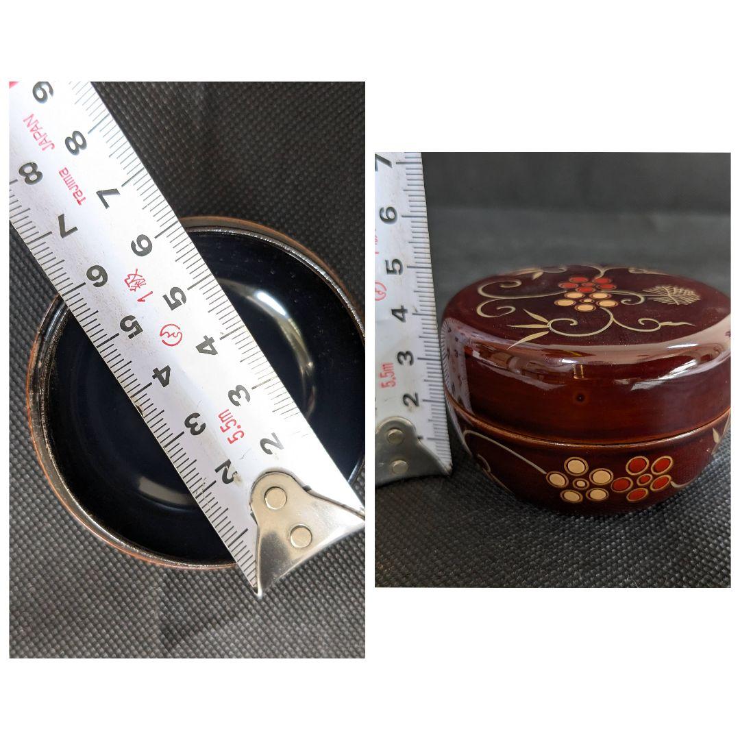 茶道具 棗 蒔絵 8点 まとめ売り 黒 赤 朱色