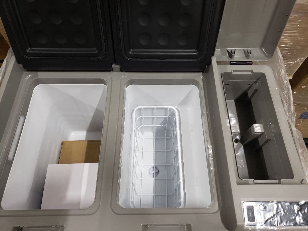 SAMONIC 車載冷蔵庫 モバイルバッテリー付き 35L