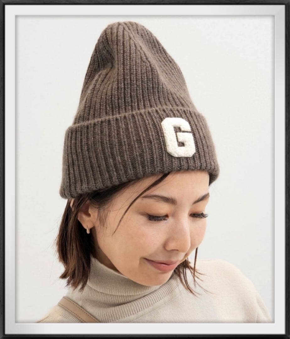 完売！新品☆L'Appartement グッド グリーフ BEANIE☆ブラウン