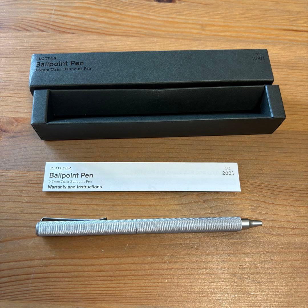 プロッター　ボールポイントペン　シルバー　0.5mm