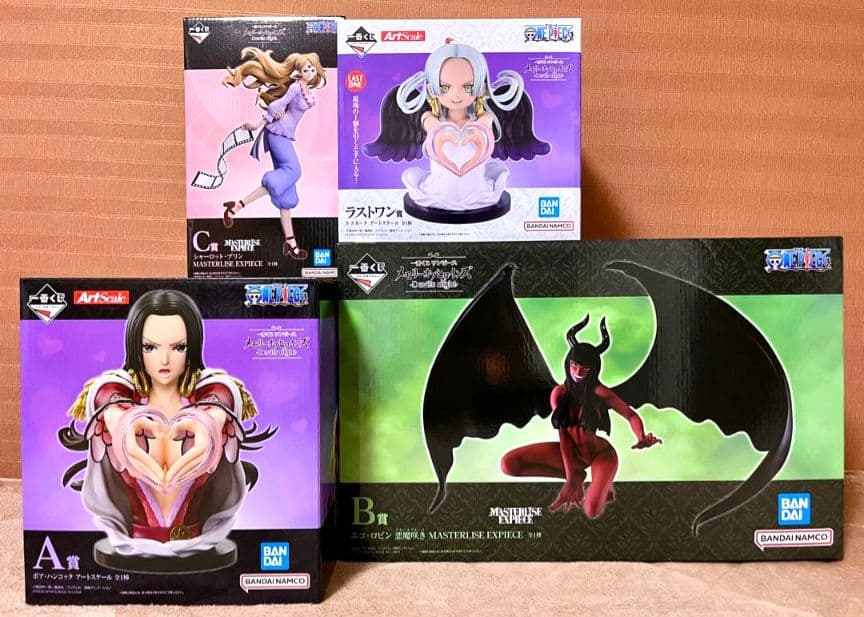 一番くじ ワンピース メモリーオブヒロインズ フィギュア 4点セット