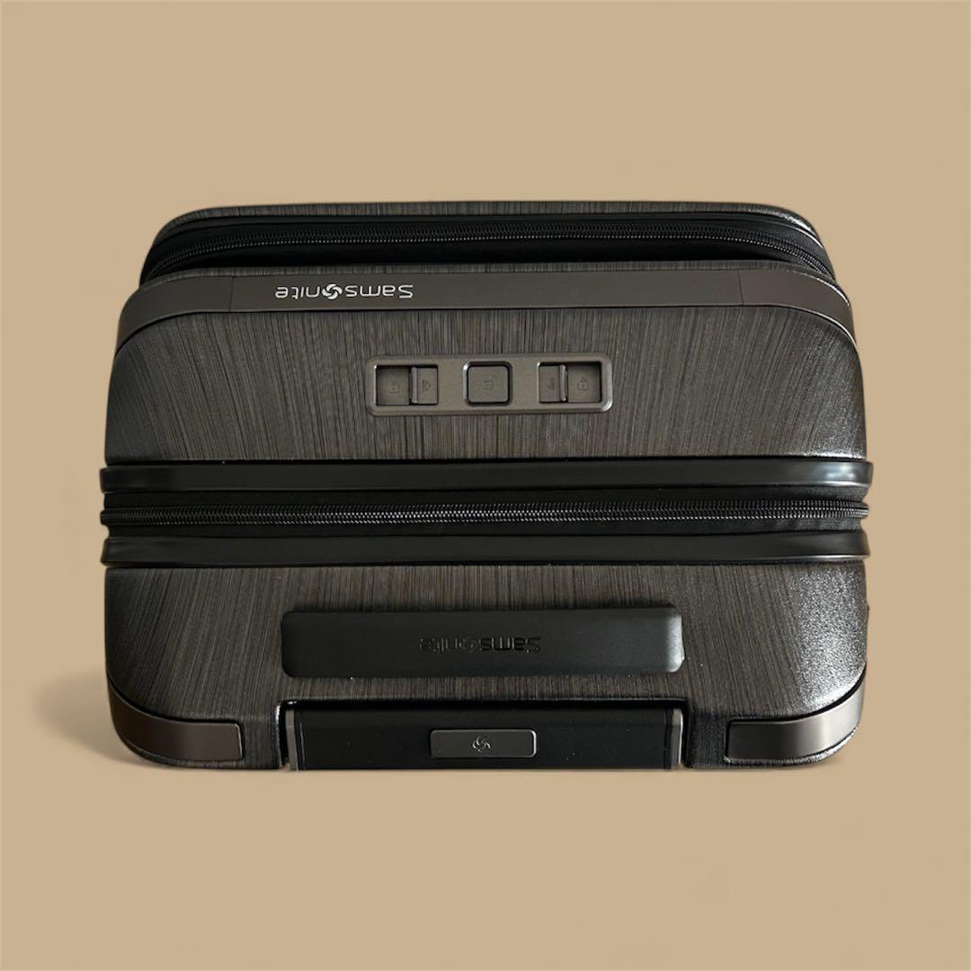 サムソナイト◆ユニマックス スピナー55◆ブラッシュトブラック