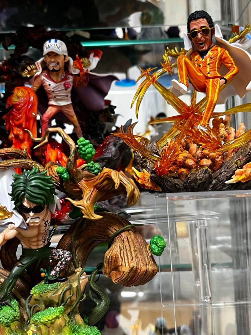 ワンピース　フィギュア　黄猿　ボルサリーノ　海軍大将　ガレージキット　海外