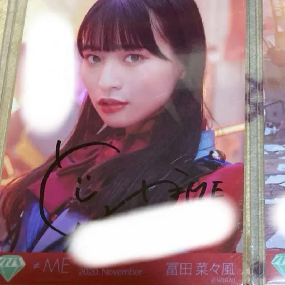 ノイミー　冨田菜々風　生写真　直筆　P.I.C PIC