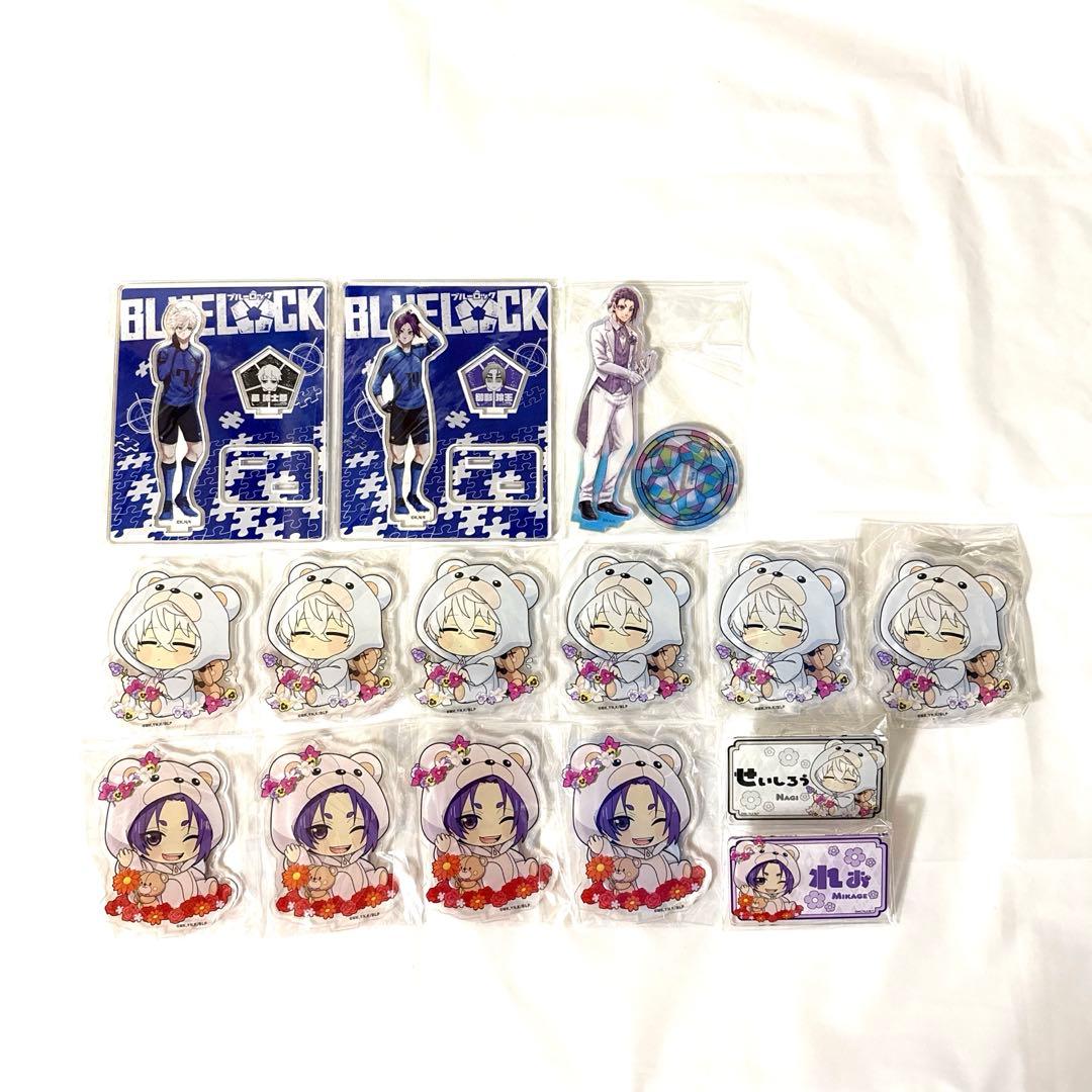 ブルーロック 凪誠士郎 御影玲王 アクスタ ファボテリア フラワーベア ブルロ展