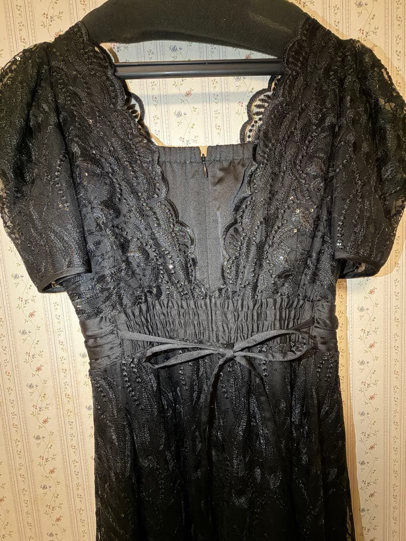 LILY BROWN レイヤードシャイニーグラスドレス